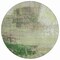 Homeroots 8' Artichoke Green And Ivory Round Abstract Washable Indoor Outdoor Area Rug 632019 - alternate 4