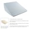 Lavish Home Extra-High Bed Wedge Pillow for Sleeping with Snoring, Back Pain, and Acid Reflux Memory Foam, Blue 82-TEX1027 - alternate 3