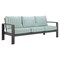 Homeroots 83" Green Polypropylene Sofa 667663 - alternate 2