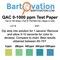Bartovation Quaternary Ammonium (QAC, Multi Quat) Test Paper, 0-1000 ppm, Vial of 100 Paper Strips PQT06V100 - alternate 2