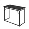 Homeroots 40" Black Wood and Stainless Steel Computer Desk 723732 - alternate 2