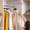 Serenelife 50-Pack Wooden Coat Hangers, 50PK SLHWDBLK50 - alternate 2
