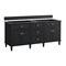 James Martin Vanities Lorelai 72" Double Vanity, Black Onyx, w/ 3 CM Siberian Silestone Top 424-V72-BKO-3SFR - alternate 2