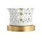 Jonathan Y Quatrefoil Fretwork 20.5" Pierced Ginger Jar Ceramic/Metal LED Table Lamp, White JYL6210A - alternate 3