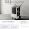 Edendirect 250 pt. 8000 sq.ft. Industrial Grade Bucketless Commercial Dehumidifier in White, with Pump ZR-DY250P - alternate 2
