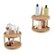 Classic Cuisine Lazy Susan All-Natural Bamboo Round Two Tier Turntable Kitchen, Pantry and Vanity Organizer, 10 Inch 83-98 - alternate 2