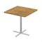 Correll Square Cafe Table, 42 in W, 42 in L, 42 in H, Particleboard Top, Medium Oak SXB42S-06-98-06 - alternate 1