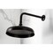 Kingston Brass 10" Round Raindrop Brass Shower Head with 12" Shower Arm, Oil Rubbed Bronze K225K35 - alternate 2
