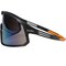 Bouton Optical Enhanced Coverage Full Frame Safety Glasses, w/Black Frame, Orange Mirror Plus PRO Lens, and Anti-Scra 250-43-0004 - alternate 2