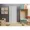 Sartodoors Modern Wood Interior Door with Hardware, Planum 0016 Matte Grey and Aluminum Strips, Single Panel F PLANUM0016ID-GRE-1884 - alternate 1
