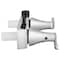 Dura Faucet Used For Shower 2 Valve Single Piece Wall Mount Washerless Cartridge Valve DF-SA100LH-CP - alternate 2