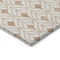 Homeroots 5' X 8' Salmon And Beige Geometric Washable Indoor Outdoor Area Rug 595764 - alternate 2