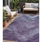 Homeroots 5' X 8' Purple And Gray Abstract Washable Indoor Outdoor Area Rug 618173 - alternate 1