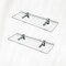 Fab Glass And Mirror Acrylic Shelf 6 x 16.5inces Chrome Bracket 3/4in Thickness Acrylic Pack of 2 AS19SC-6x16CH2P - alternate 1