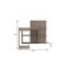 Homeroots 48" Light Gray L Shape Computer Desk 403796 - alternate 2
