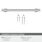 Amerock Winsome 6-5/16 inch 160mm Center-to-Center Satin Nickel Cabinet Pull BP36771G10 - alternate 2