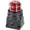 Federal Signal Strobe Light, Red, Xenon, 24V DC, 60 FPM, Not Applicable Dia., Surface G-STR-024-D-R - alternate 1