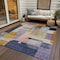 Homeroots 5' X 8' Plum Purple And Copper Abstract Washable Indoor Outdoor Area Rug 604379 - alternate 3