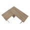 Homeroots 47" Taupe and Black L Shape Computer Desk 489989 - alternate 2