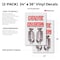 Signmission Catalytic Converters, Vinyl Decals Only 24 Inch x 36 Inch, Vinyl Decal, 2PK DSB-2436-2PACK-Catalytic Converters - alternate 2