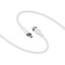 Monoprice USB-C to USB-C Silicone Charging Cable - USB 2.0, 240W PD, Ultra Flexible, 10ft, White, 2PK 48859 - alternate 2