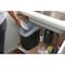 Rubbermaid 9.4 Gal. Black Undercounter Wastebasket 2111429 - alternate 2