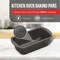 Bakken- Swiss Gray Marble Nonstick Loaf Pans Set of 4, 7in to 11in, Oven Safe to 450 DegF, Dishwasher Safe BK4LOAGRY4 - alternate 2