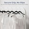 Serenelife Shirt Hangers, Heavy Duty Non-Slip Velvet Hangers with 360 degrees Swivel Hooks, Slim, 100PK SLSHBK100 - alternate 2