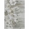 Homeroots 5' X 8' Taupe Ivory And Tan Floral Washable Indoor Outdoor Area Rug 582783 - alternate 3
