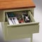 Hirsh Right-Hand Single Pedestal File Office Desk W/ Center Drawer, 30 in D X 29.5 in H, 66 in W X 20094 - alternate 2