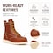 Handpoint Stylish Classic 8 in Soft Toe Mens Work Boots Leather Slip Resistant Durable Breathable, 6.5 HVB808EE-6.5 - alternate 4