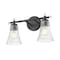 Z-Lite Belle 2-Light Vanity, 16 in W, Matte Black 7519-2V-MB - alternate 2