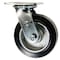 Service Caster 6 Inch Rubber on Aluminum Wheel Swivel Caster with Ball Bearing SCC-30CS620-RAB - alternate 1