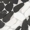 Daltile Pebble Oasis Natural Stone Striped Pebble Mosaic 11in x 11in in Tumbled Stark, 11PK PB35STRPPBLMSTM - alternate 2