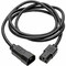 Tripp Lite Power Cord, C14 to C13, 10A, 18AWG, 6ft P004-006 - alternate 1