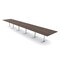 Skutchi Designs 22ft Rectangular Conference Table With Power | Harmony Series | 22 Person Meeting Room Table HAR-REC-48x264-T-H3041-NA - alternate 1