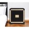 Homeroots 26" Black and Gold Two Drawer Faux Crystal Bling Wood Nightstand 564649 - alternate 2