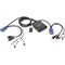 Iogear 2-Port Cable VGA KVM with Display GCS72DPKIT - alternate 1