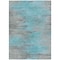 Homeroots 10' X 14' Teal Blue Charcoal And Gray Abstract Washable Indoor Outdoor Area Rug 587187 - alternate 2