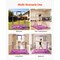 Vevor Gymnastic Bars for Kids Folding Training Kip Bar for Home 140 lbs Pink QT1892A - alternate 4