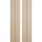 Ekena Millwork Rustic Two Board Joined Board-n-Batten Rough Sawn Faux Wood Shutters w/No Batten, 11W x 78H, PR SHUBJN11X78RSPR - alternate 1