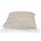 Homeroots Set of Two Beige Ribbed Cotton Throw Pillow With Fringe, 2PK 554605 - alternate 2