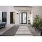 Vdomdoors Front Exterior Prehung FiberGlass Door Frosted Glass / Manux 8102 Matte Black / Sidelight Exterior MANUX8102EXD-BLK-W30+14 x H80-RH - alternate 2