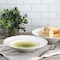 Gibson Home Great Essentials 2 Piece Fine Ceramic 20oz Entree Bowl Set in White 142569.02 - alternate 2