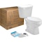 Mansfield Pro-Fit 2-128 Wht Elongated Bowl 1.28 GPF Complete Toilet 41350017 - alternate 1
