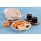 Chuk Plate 7 inches square round, Natural Molded Fiber, 1000 Count Case, 1000PK PL-07-SR - alternate 1