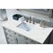 James Martin Vanities Brittany 48in Single Vanity, Urban Gray w/ 3 CM Ethereal Noctis Silestone Top 650-V48-UGR-FENC - alternate 3