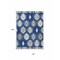 Homeroots 10' X 14' Navy Blue Ivory And Gray Southwestern Washable Indoor Outdoor Area Rug 615163 - alternate 2