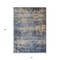Homeroots 3' X 5' Denim Blue And Tan Abstract Washable Indoor Outdoor Area Rug 606140 - alternate 3