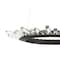 Jonathan Y Elsa 24" Adjustable Integrated LED Modern Crystal Pendant, Black/Clear JYL7212A - alternate 2